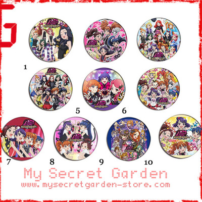 Pretty Rhythm - Dear My Future プリティーリズム・ディアマイフューチャー Anime Pinback Button Badge Set ( or Hair Ties / 4.4 cm Badge / Magnet / Keychain Set )